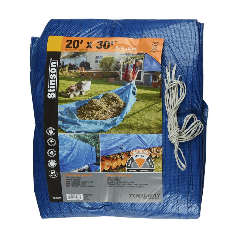 Tarpaulin 20ft x 30ft Blue