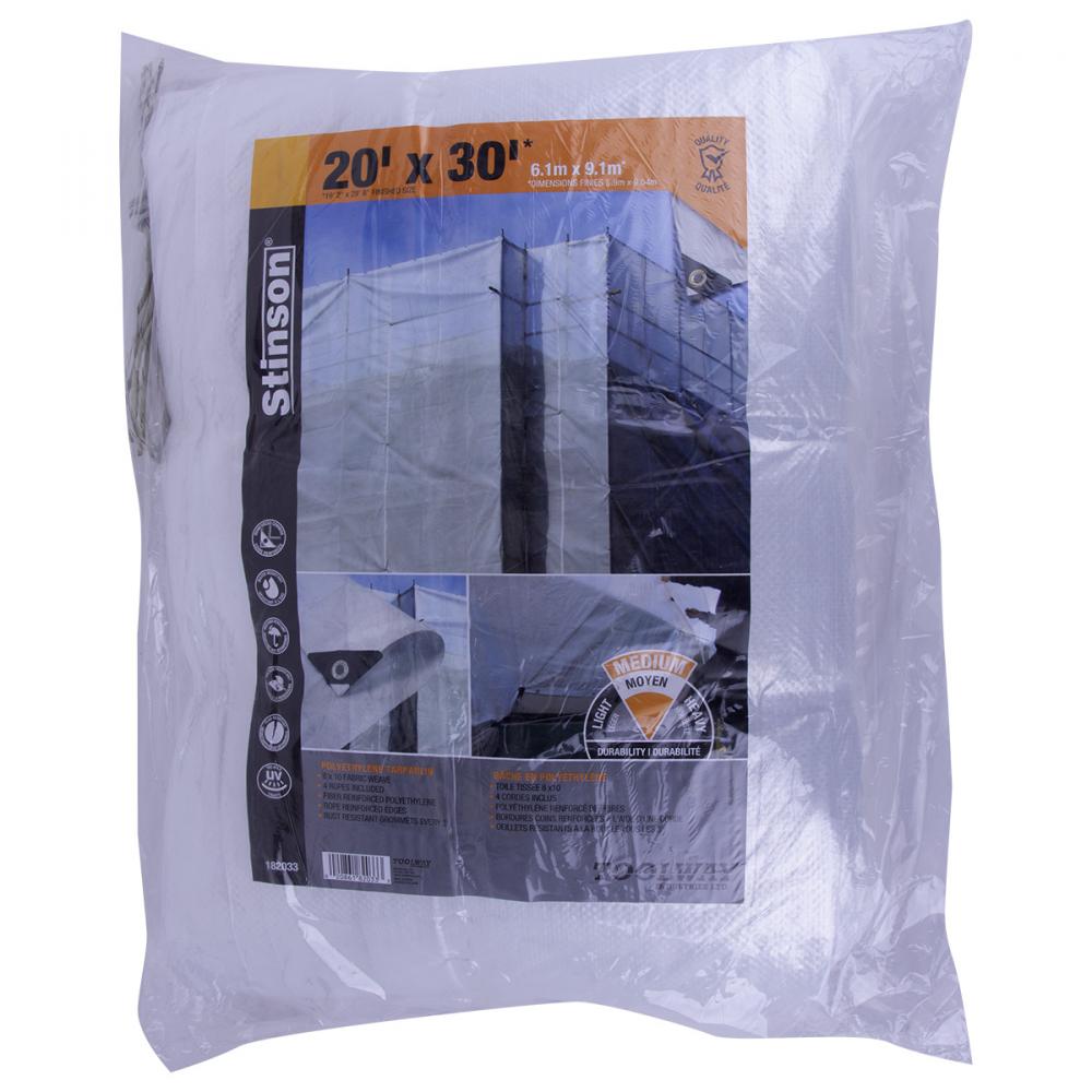 Tarpaulin 20ft x 30ft Clear