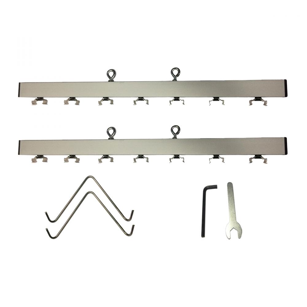 Strip Hanger for EDJ/EDK Grow Light  Fixtures Holds up to 7 fixtures