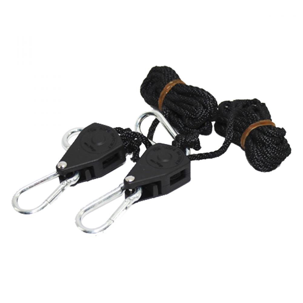 Heavy Duty Rope Ratchet Light Fixture Hangers 1/8in 1pair