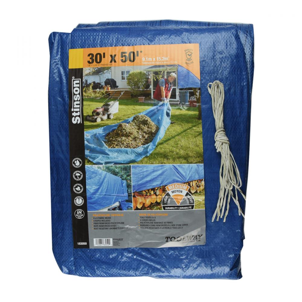 Tarpaulin 30ft x 50ft Blue