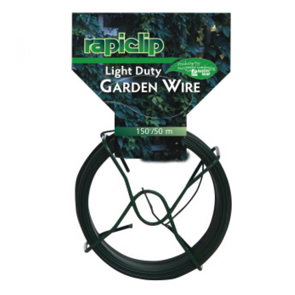 Garden Wire Light Duty Green 164ft