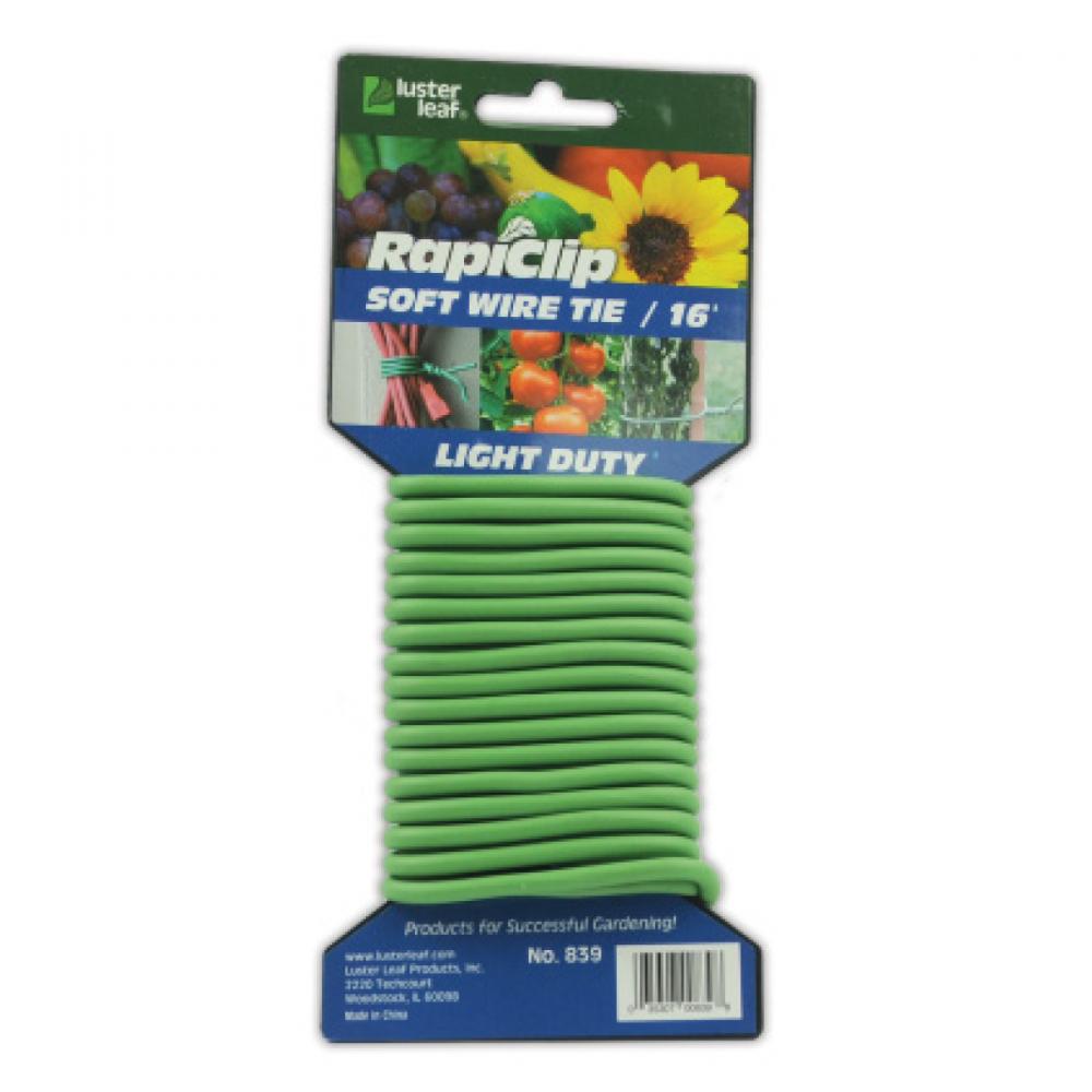 Garden Wire Light Duty Soft Green 16ft