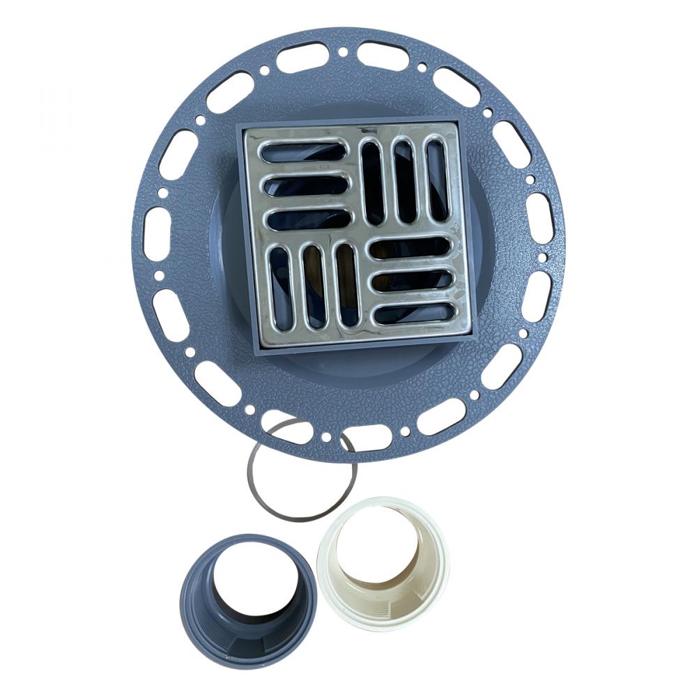 Square Shower Drain Grid 4 11/16in x 4 11/16in