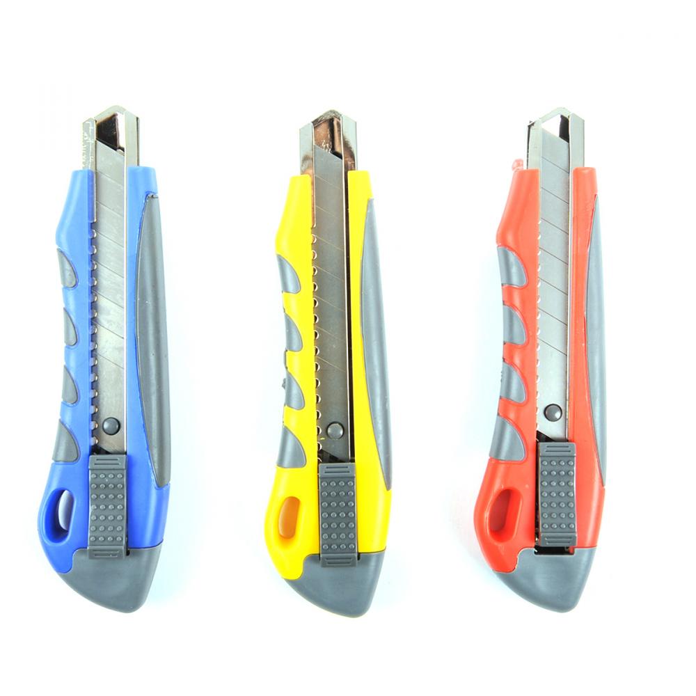 Utility Knife Rubber Grip 3pc Set