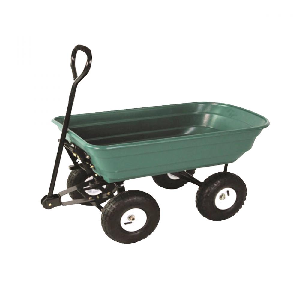 Poly Dump Wagon w/Pneumatic Tires 34in x18in