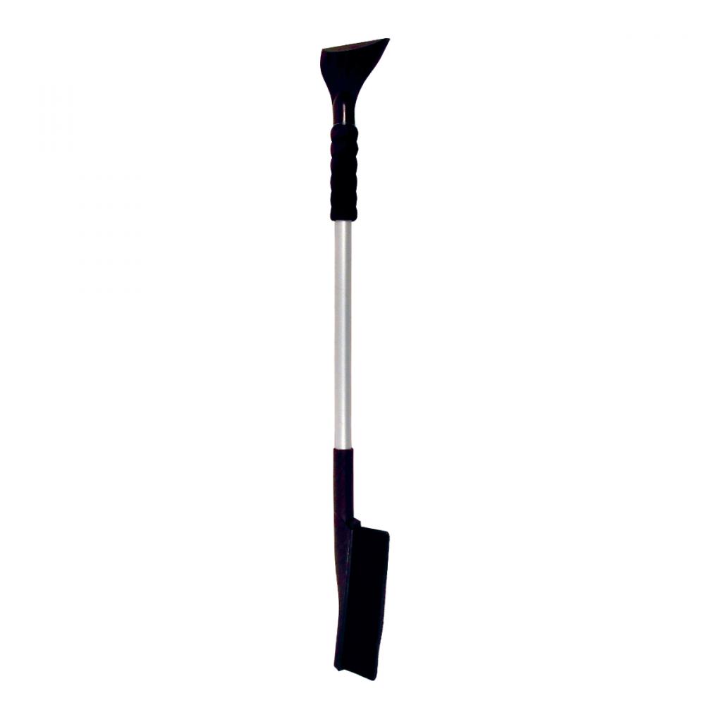 Snow Brush Aluminum Handle with Ice Scraper 32in