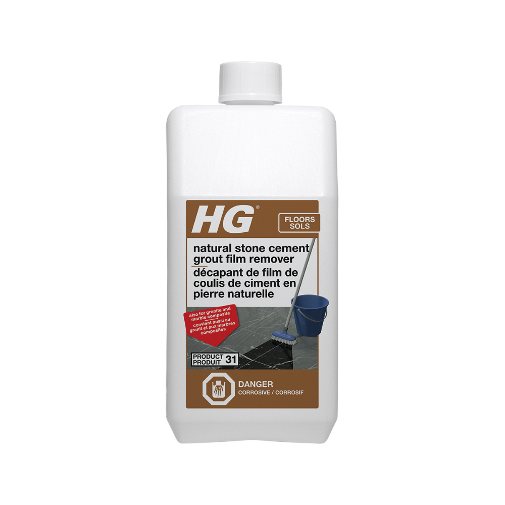 HG Natural Stone Cement Grout Film Remover (Product 31) 1L