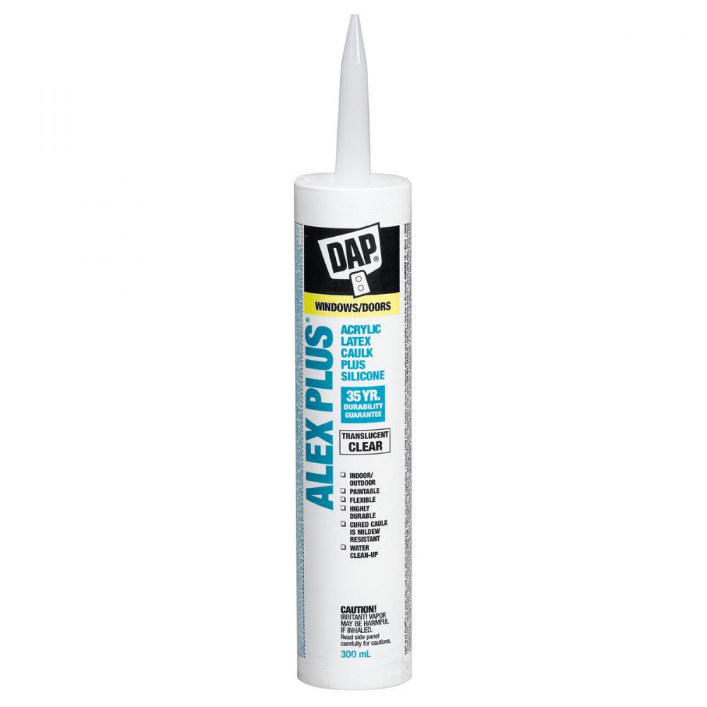 Alex Plus Acrylic Latex Caulk Plus Silicone 300ml Clear