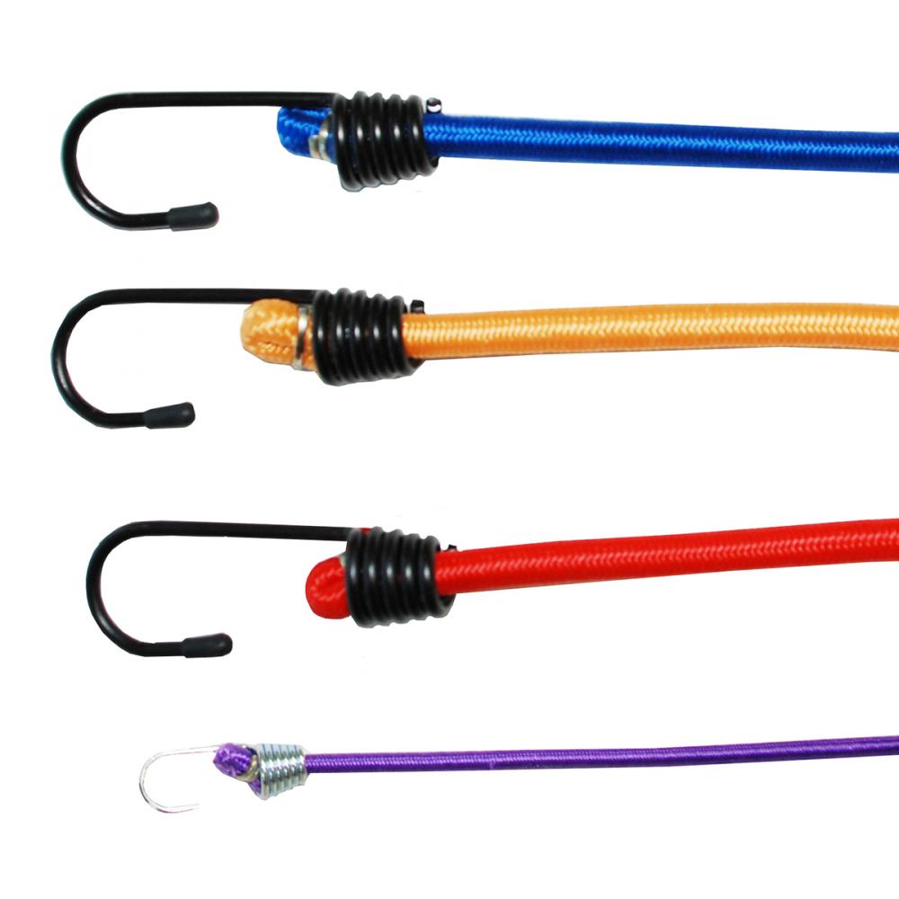 Tie Down Bungee Stretch Cord Solid Color Ast 6Pk