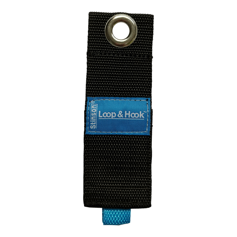 Stinson® Loop & Hook Heavy Duty Storage Strap - L (Black)