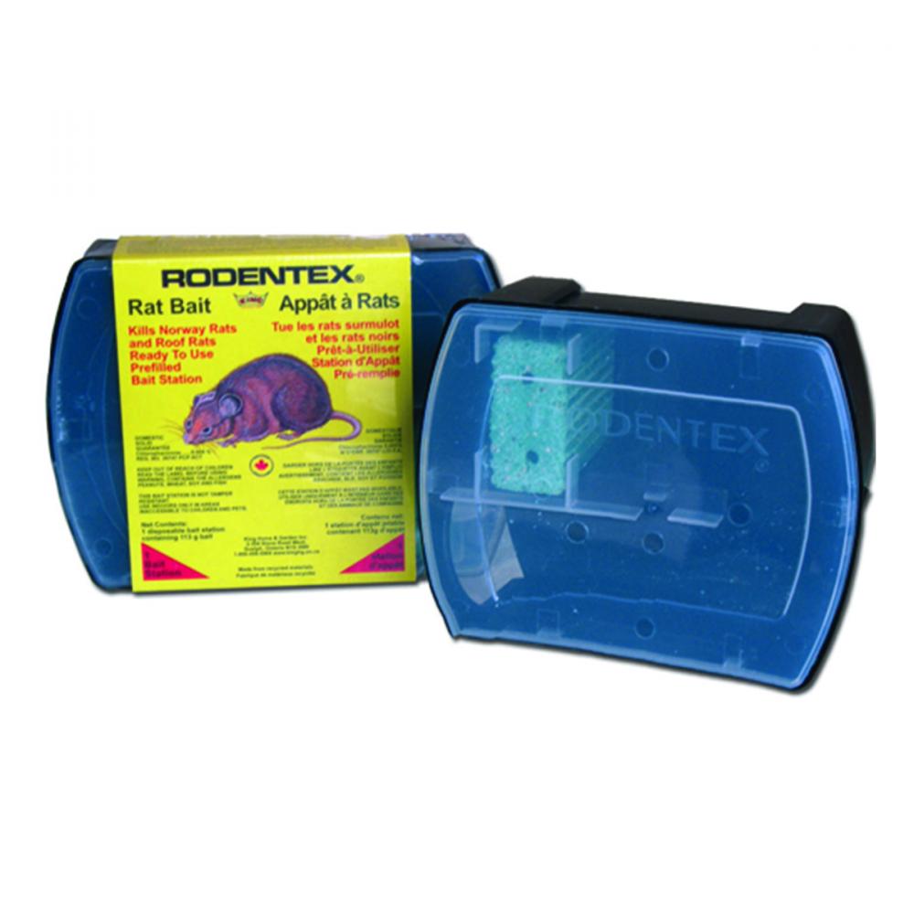 Rat Bait Station Large Entry Disposable 113g