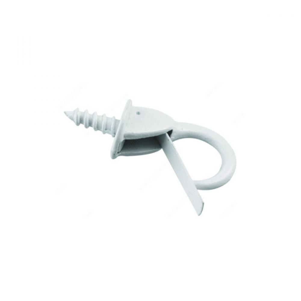 Safety Cup Hook White 7/8in 4pk