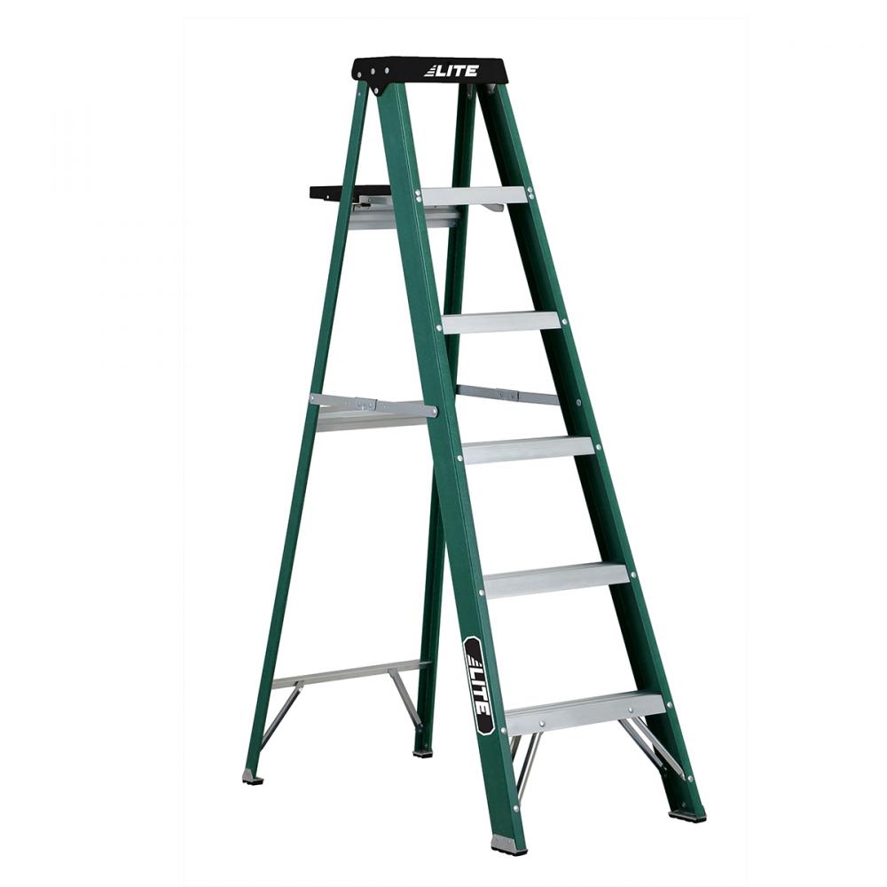 LP-30677 Med.Duty Fiberglass Stepladder 6ft