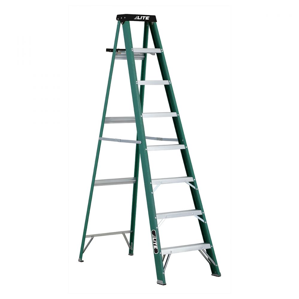 LP-30877 Med.Duty Fiberglass Stepladder 8ft