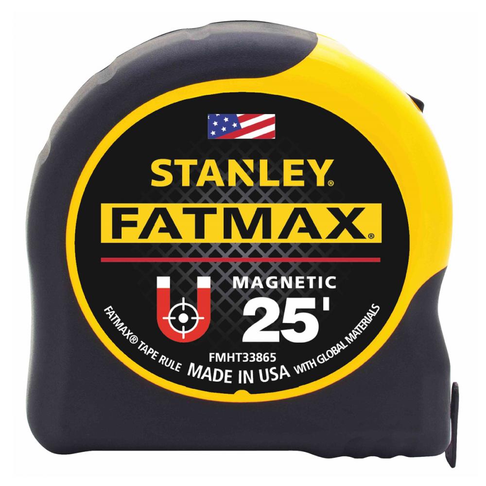 Tape Measure 25ft Magnetic Hook Fax Max FMHT33865