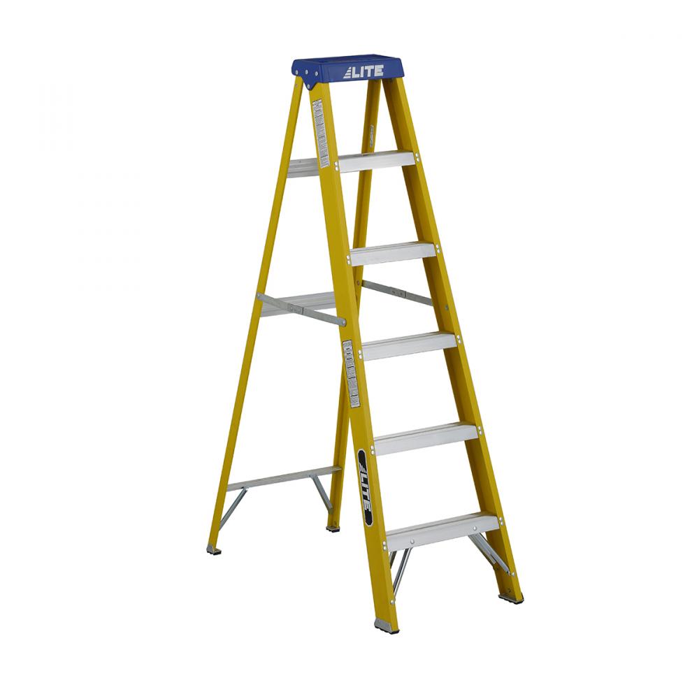 LP-60697 H.D. Fiberglass Stepladder 6ft