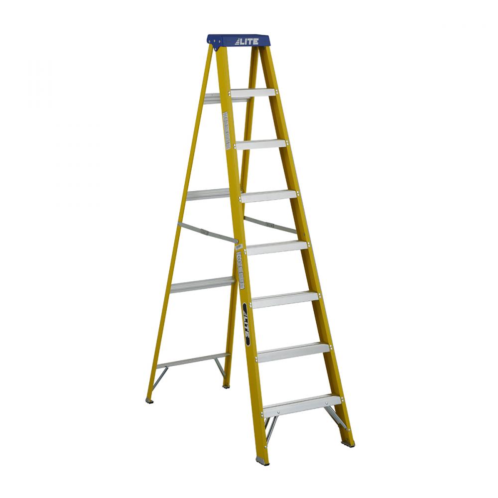 LP-60897 H.D. Fiberglass Stepladder 8ft