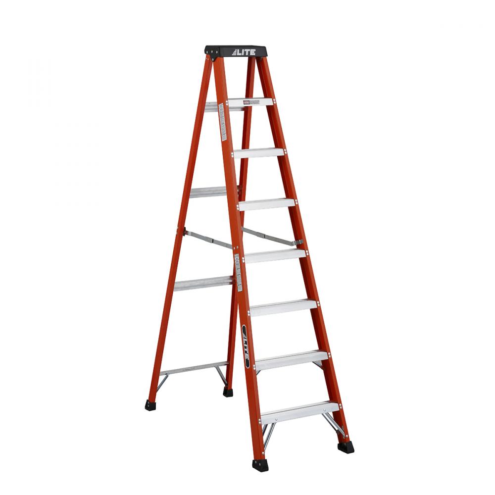 LP-90897 Extra Hd Fiberglass Stepladder 8ft