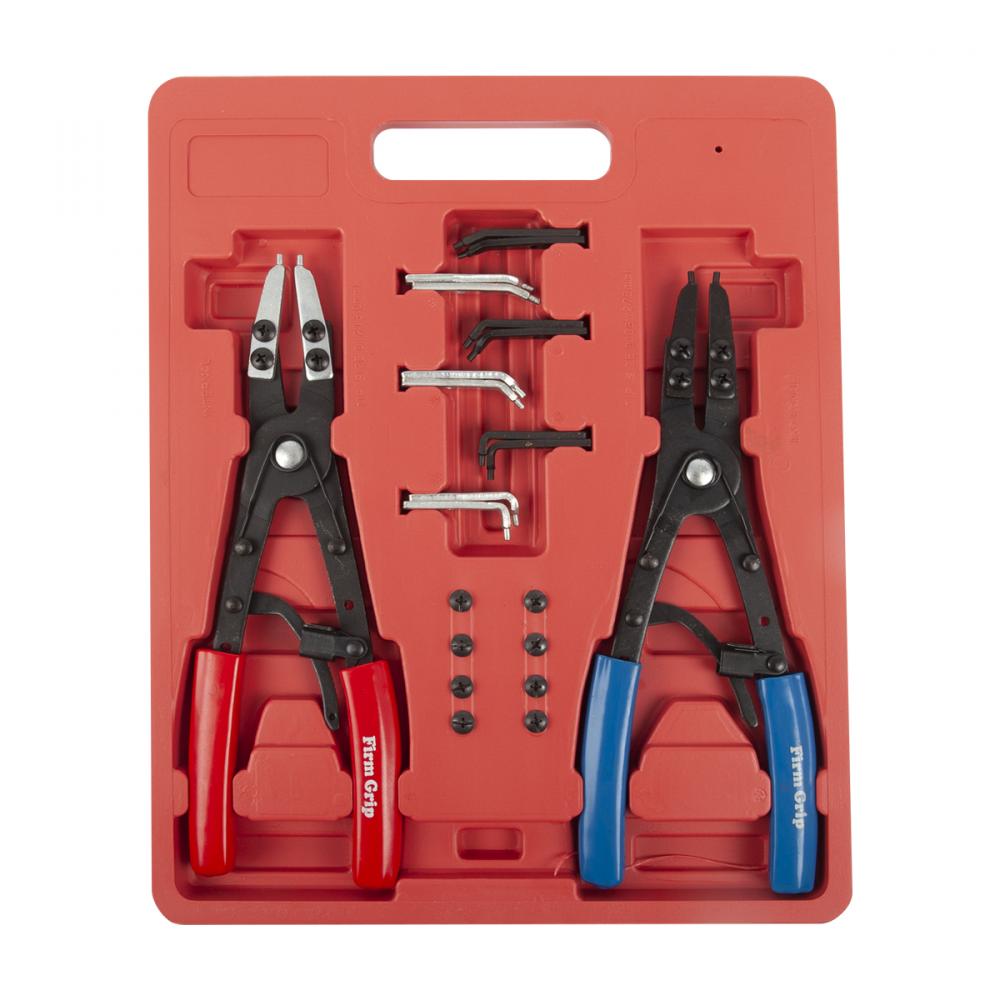 2PC Snap Ring Pliers HCS 10in Set