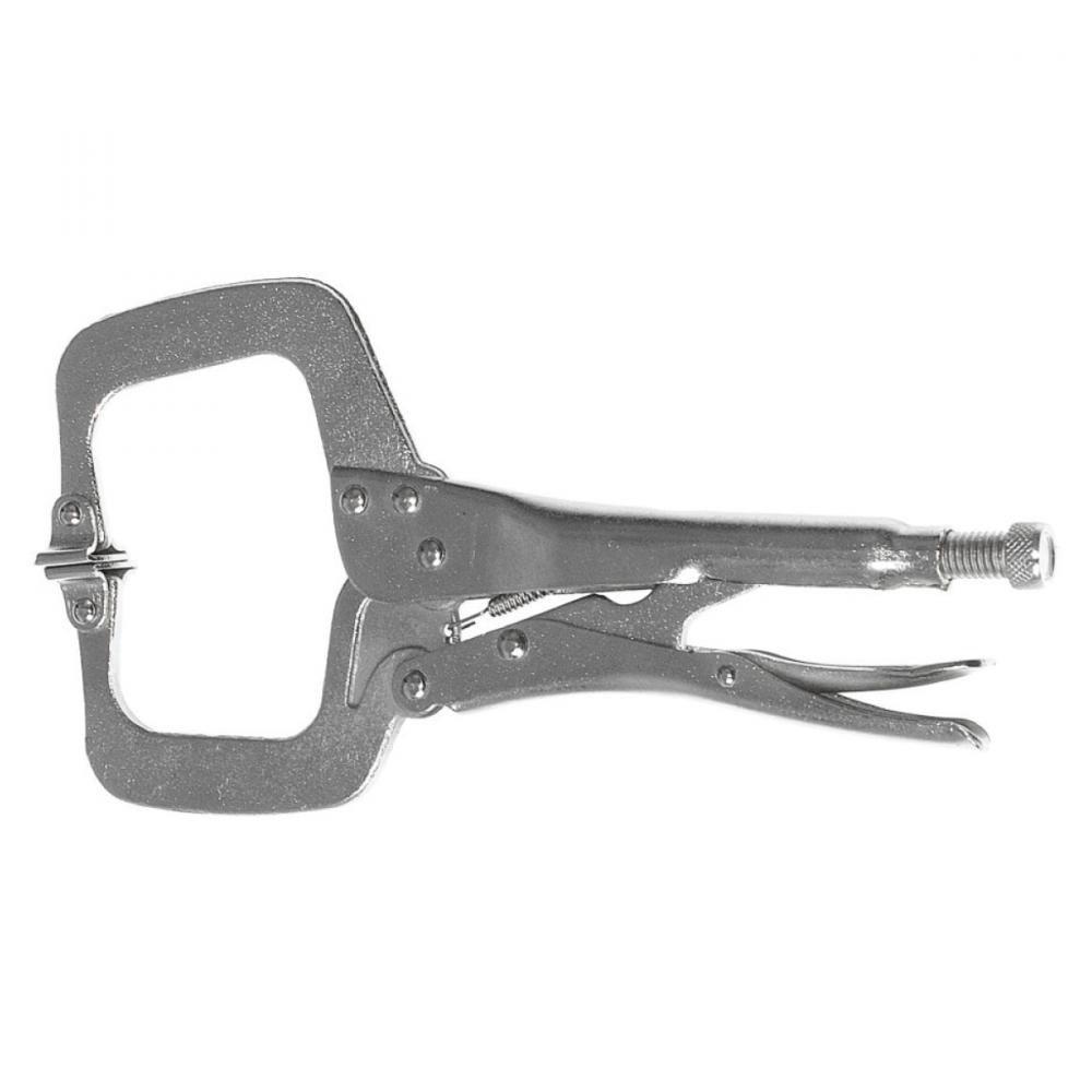 C-Clamp Locking Pliers With Flex Jaw Swivel Pads HCS 6in