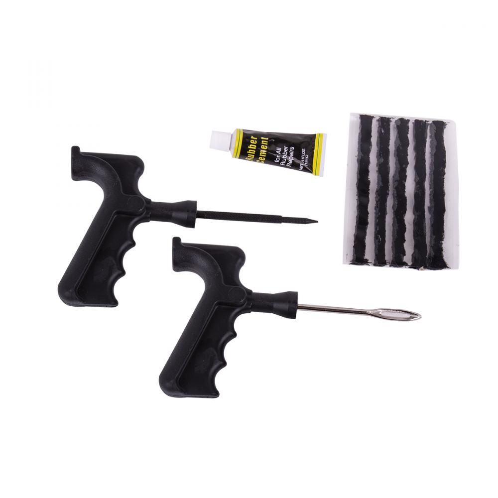 Pistol Grip Tubeless Tire Repair Tool Kit 8Pc