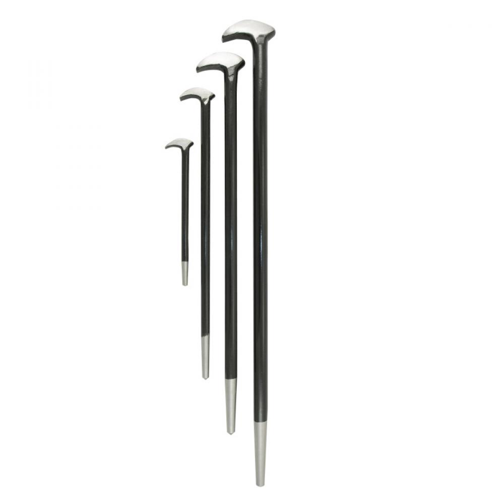 4PC Pry Bar Set Point End & Heel Head