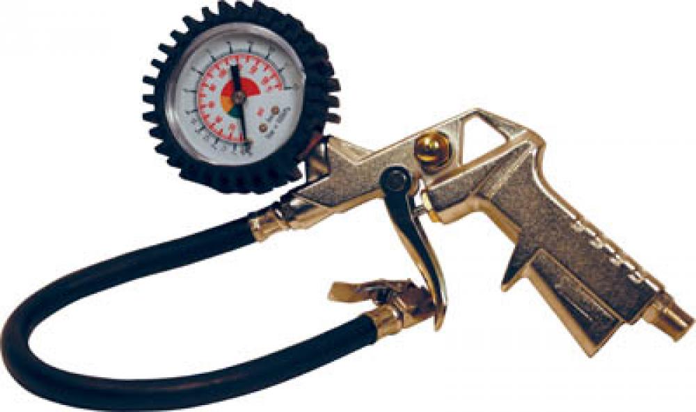 Tire Inflator With Dial Gauge