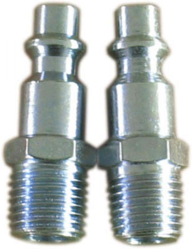 Male Quick Connectors for Air Hose ¼in M NPT x ¼in 2pc