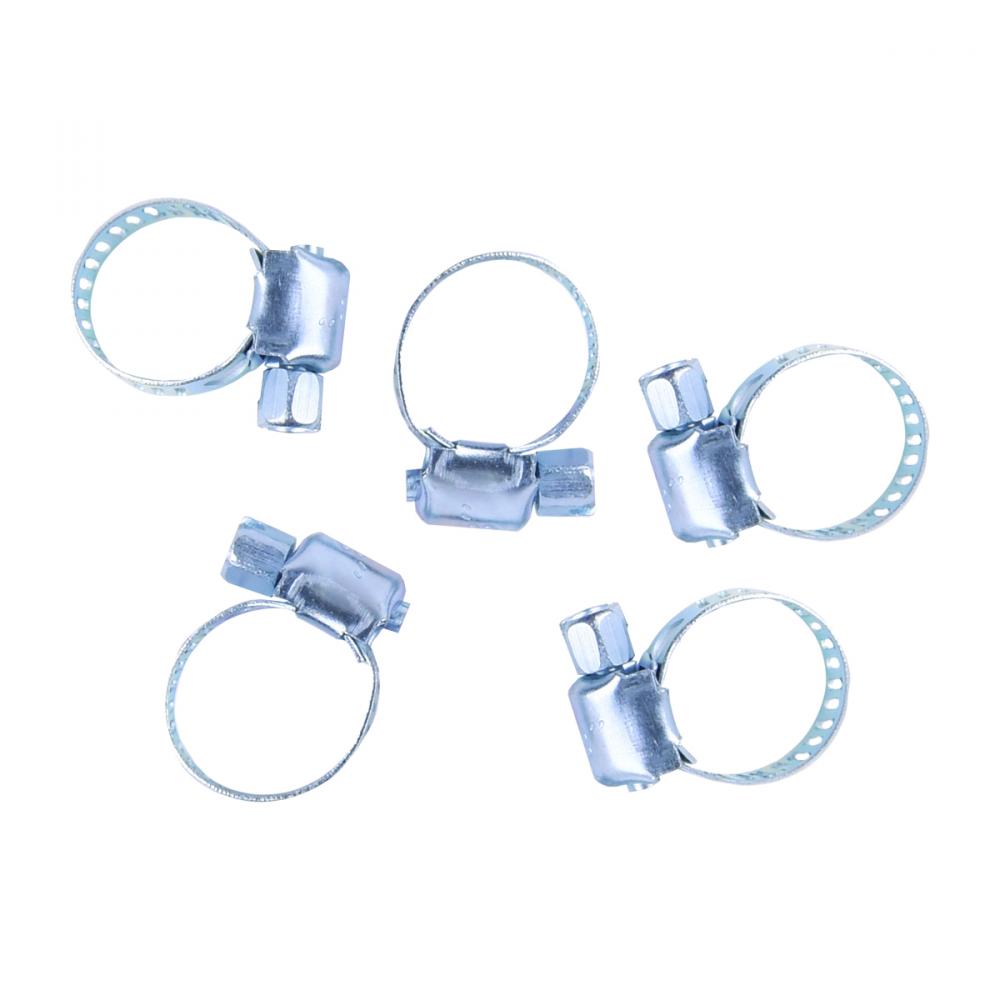 5pc Stainless Steel Hose Clamps 5/16in -¼in