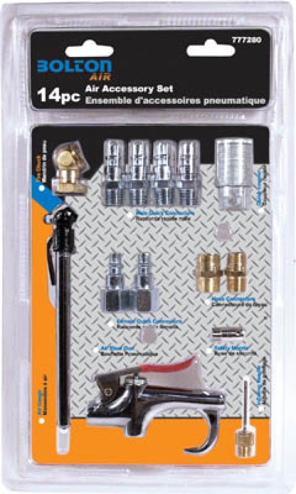 14pc Air Accessory Set Steel