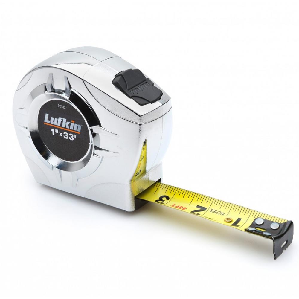 Tape Measure 13ft/4m x 3/4in Metric/Imperial Chrome