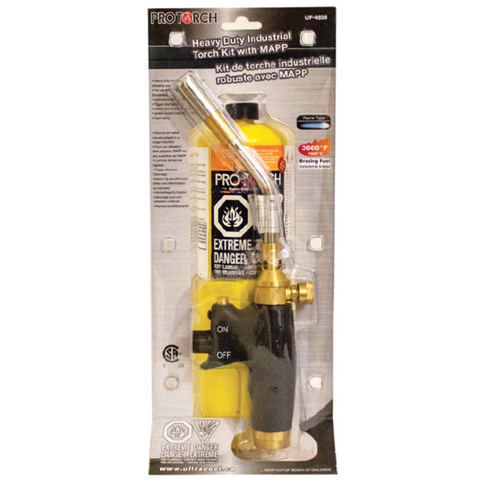 HAZ Pro Torch Heavy Duty Industrial Torch Kit with MAPP