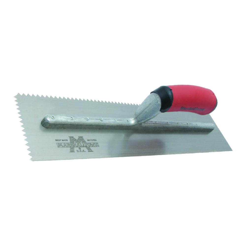 Notched Trowel 11in x 4½in (3/16in x 5/32in) Durasoft Handle 771Sd