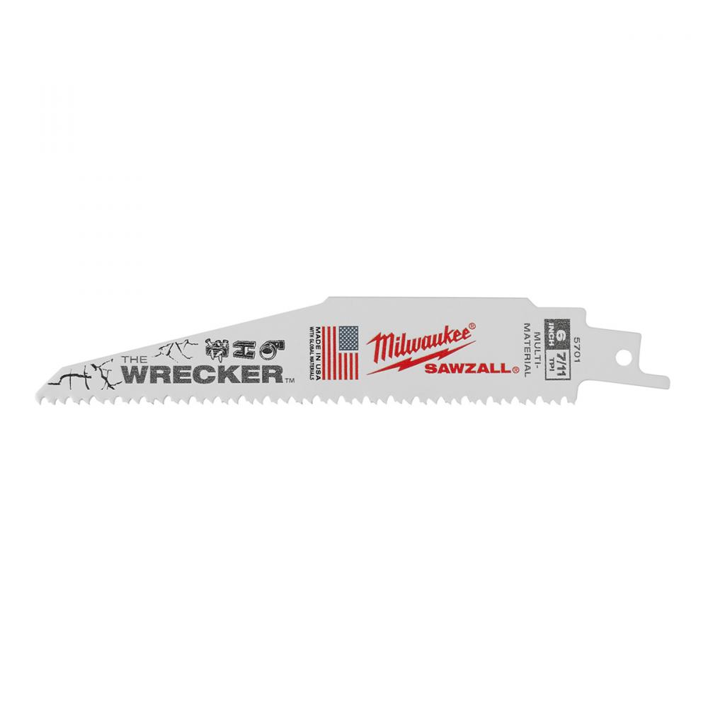 The Wrecker™ Multi-Material Sawzall® Blade 6&#34; 7/11TPI 5pk