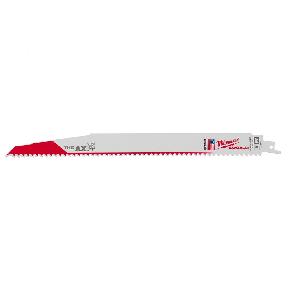 The Ax Sawzall Blade 12in 5T Wood 5/Pk Milwaukee 48-00-5027