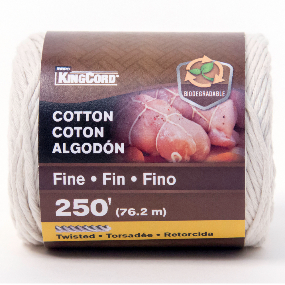 Twisted Cotton Twine Fine Butcher #21 x 250&#39; Natural