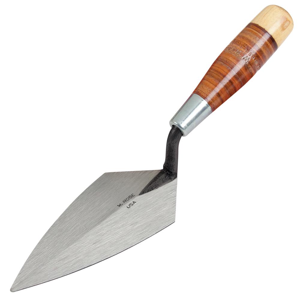 W.Rose™ 6in X2-¾In Pointing Trowel W/Leather Handle