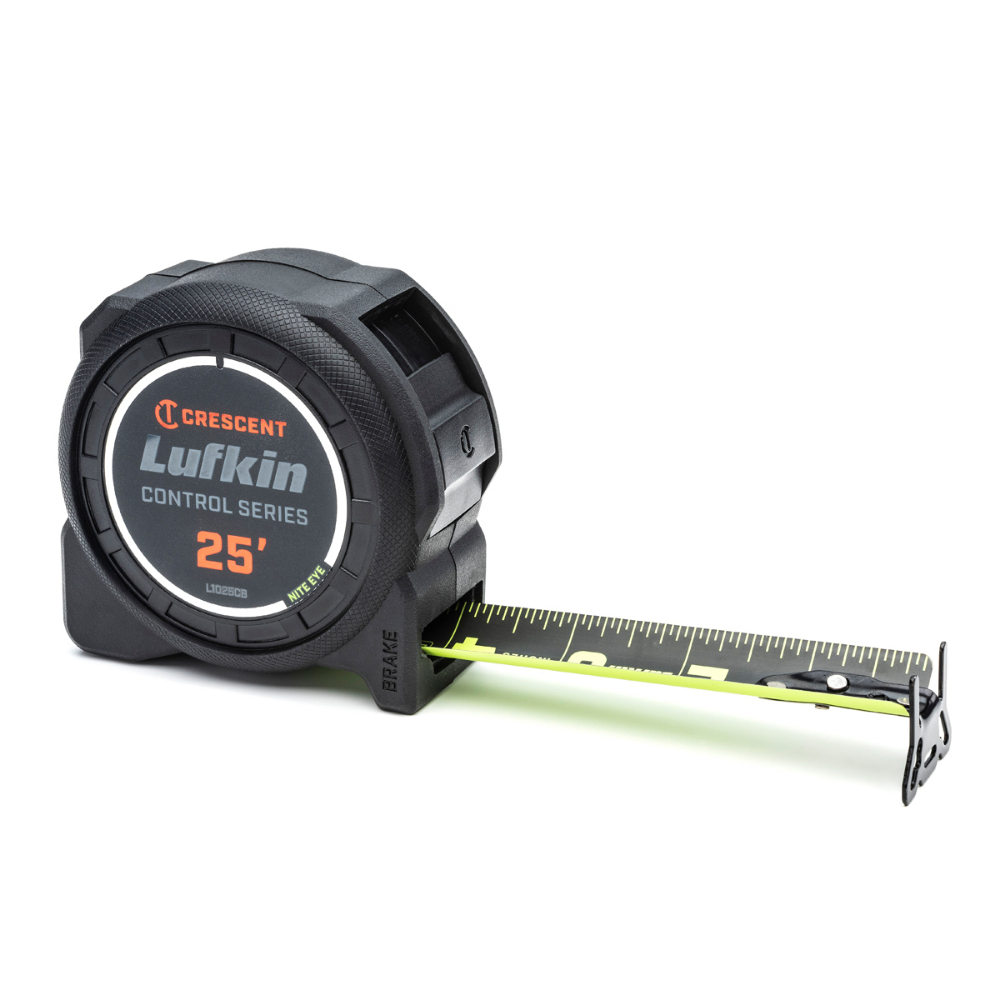 Tape Measure 25ft x 1-3/16in Control Series Nite Eye