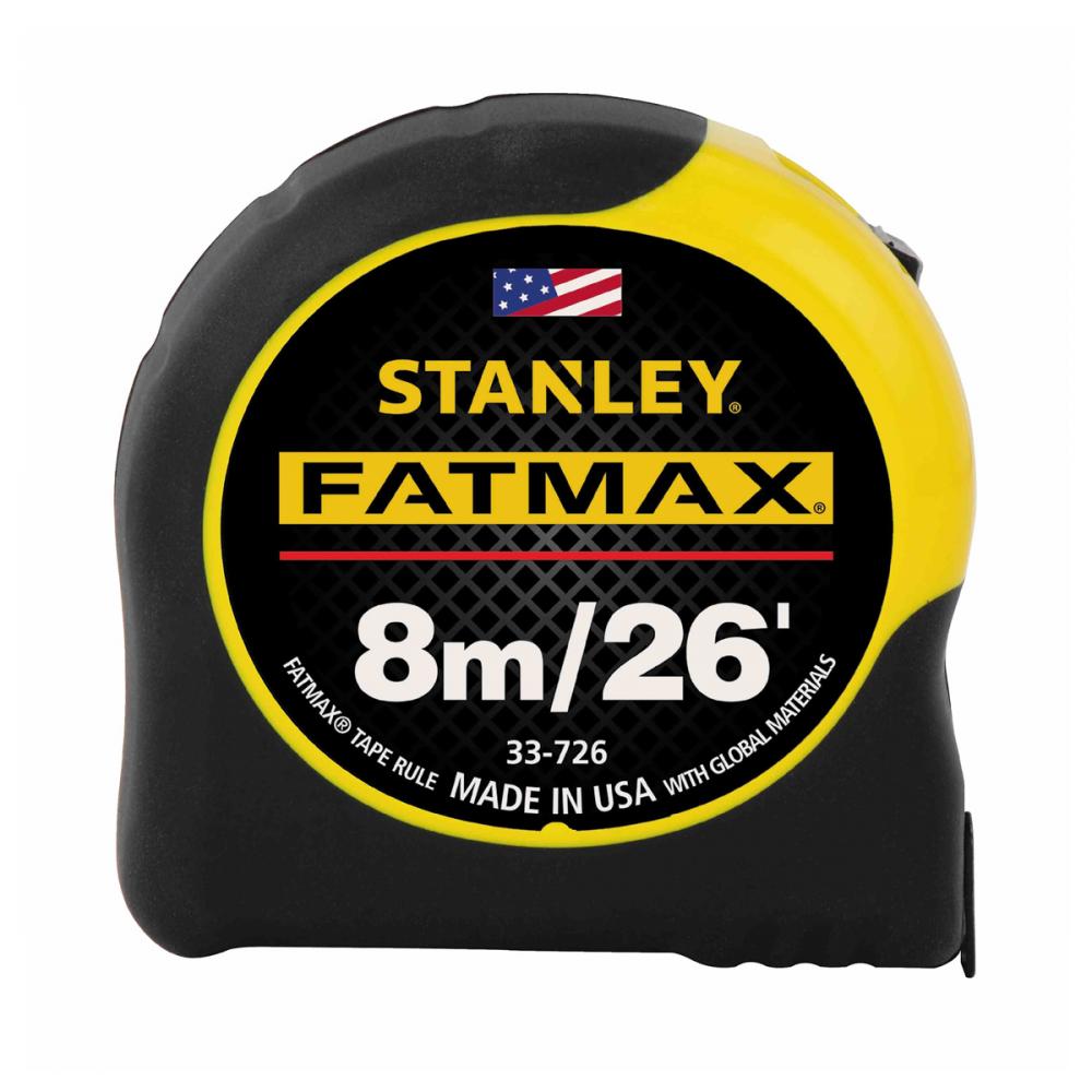 Tape Measure 25ft/8m x  1-¼in Fat Max