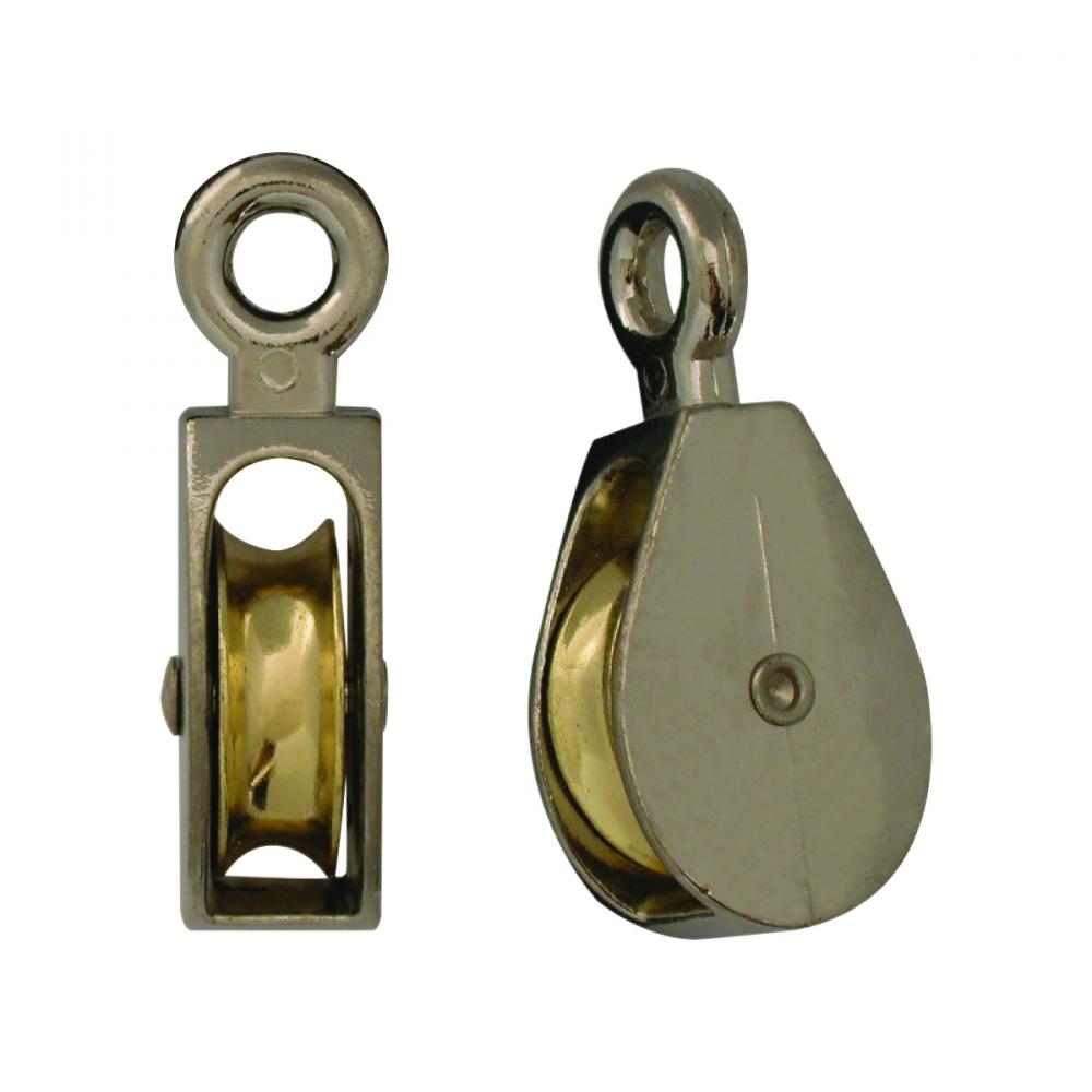 Rope Pulley Single Fixed Eye 1in