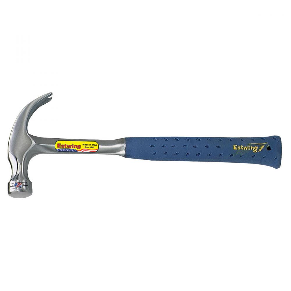 Claw Hammer Curved 16oz 13in Nylon Vinyl Grip Handle Estwing E3-16C