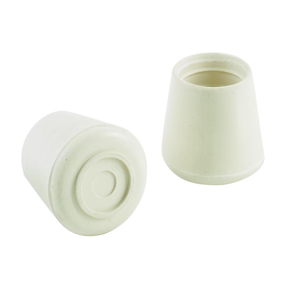 Rubber Tip White  5/8in 4Per