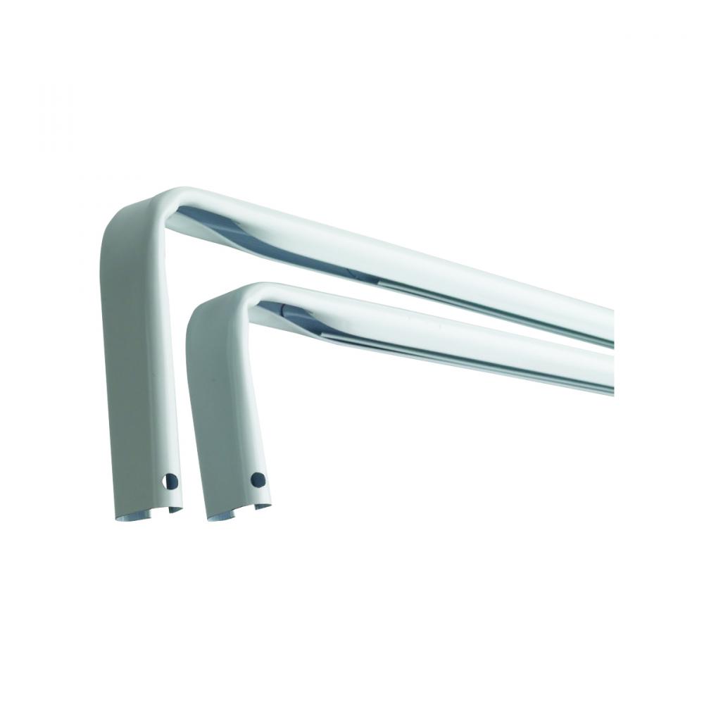 Double Curtain Rod W/Bracket 48-84in