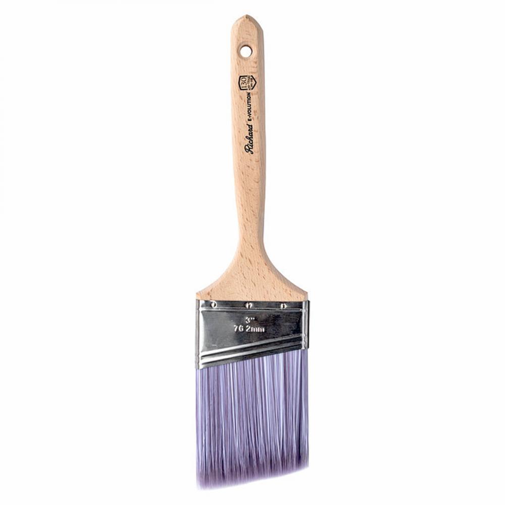 E-Volution Angle Paint Brush 3in Polyester