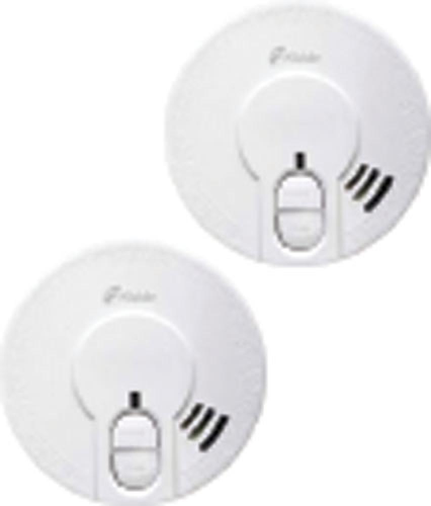 Smoke Alarm with Hush 9V 2/Pk