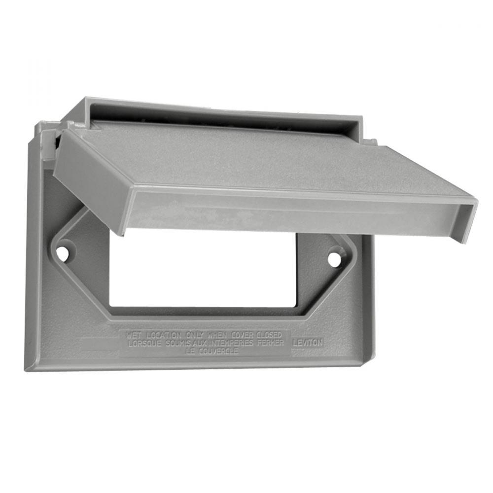 Weatherproof Duplex Cover Grey