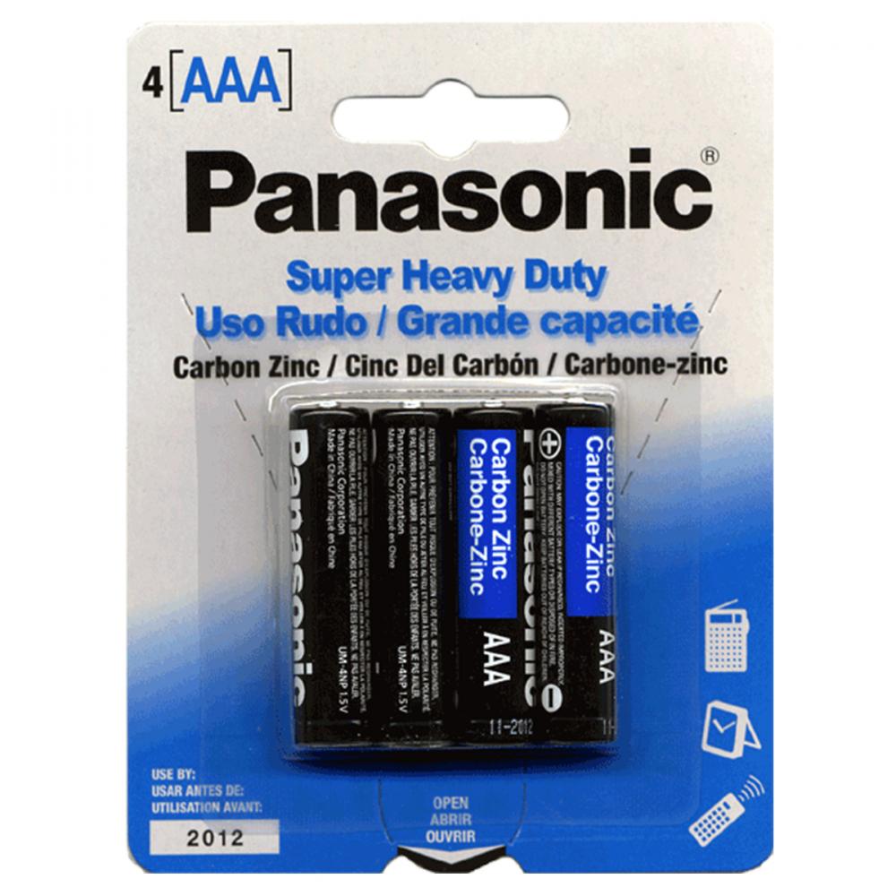 Battery AAA Panasonic 4/Cd