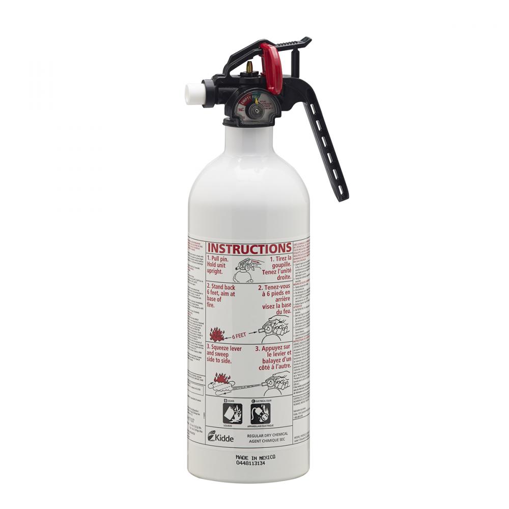 Fire Extinguisher Kitchen/Garage 5BC 2Lb White