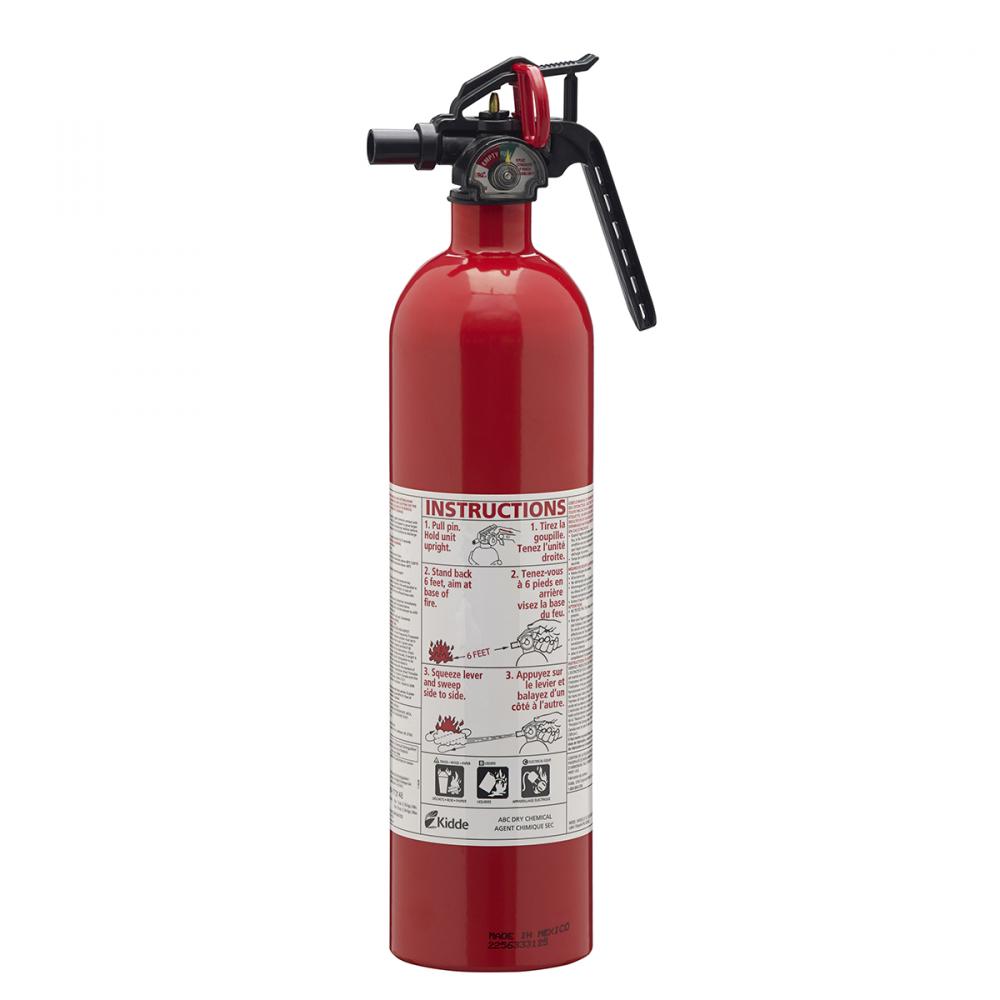 Fire Extinguisher Multipurpose 1A10BC 2.5Lb Red